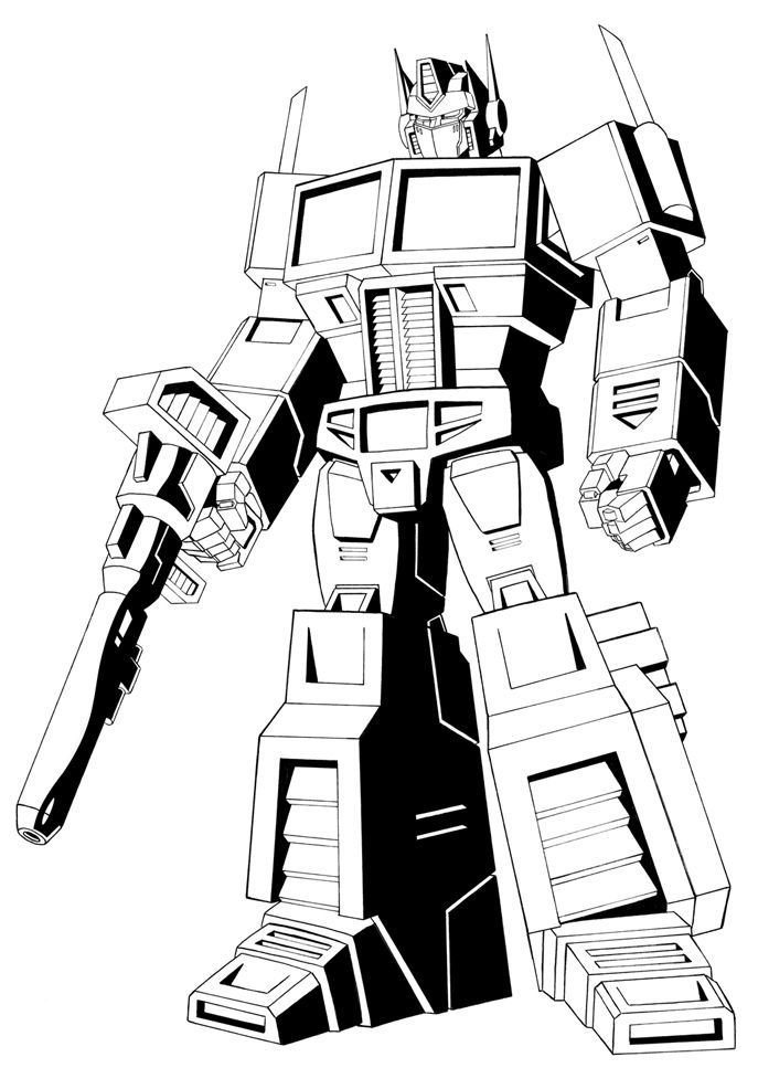 95 Optimus Prime Coloring Pages Printable 52