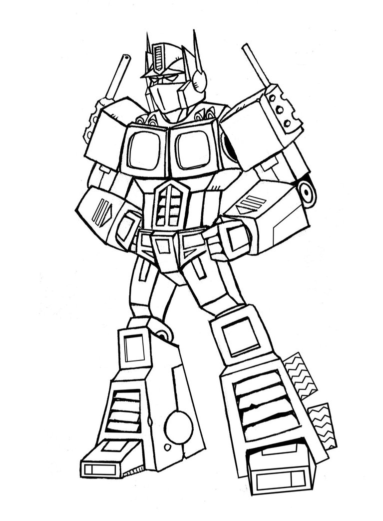 95 Optimus Prime Coloring Pages Printable 53