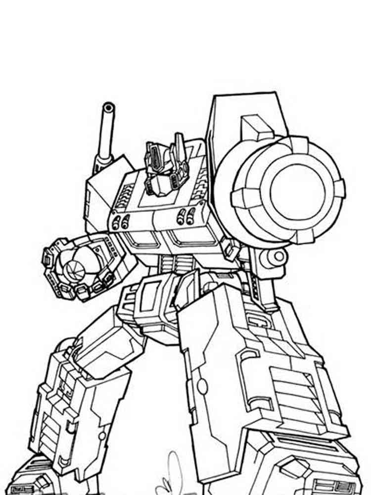 95 Optimus Prime Coloring Pages Printable 56