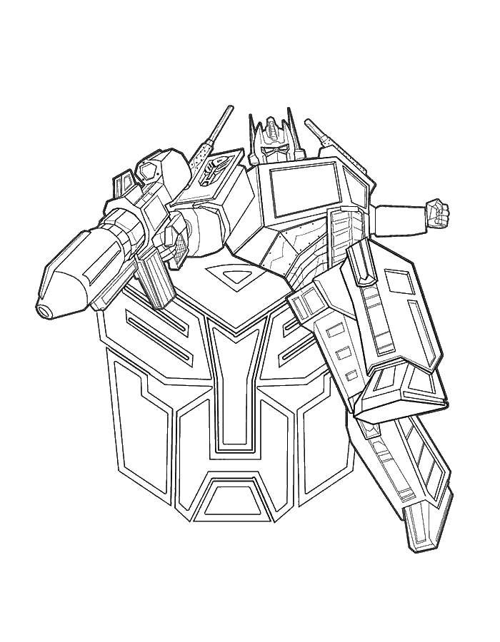 95 Optimus Prime Coloring Pages Printable 57