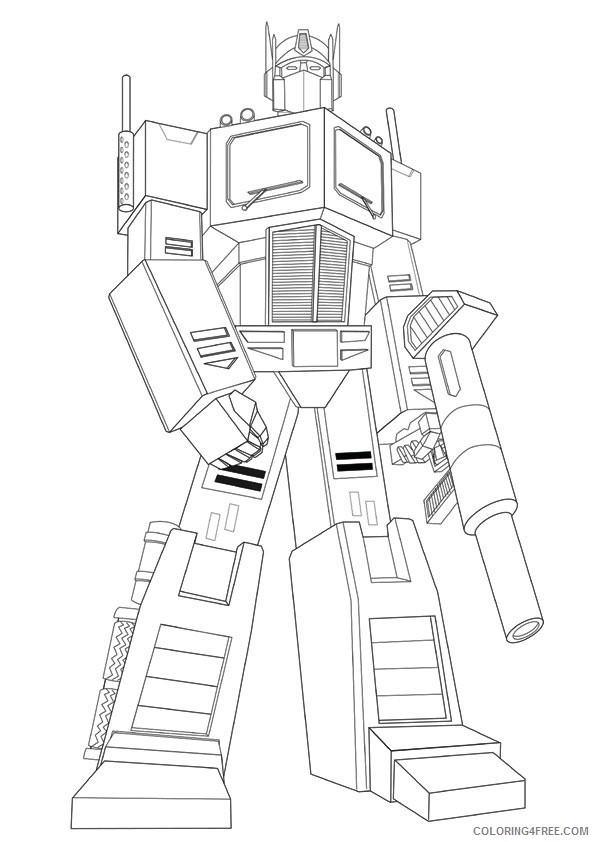 95 Optimus Prime Coloring Pages Printable 62