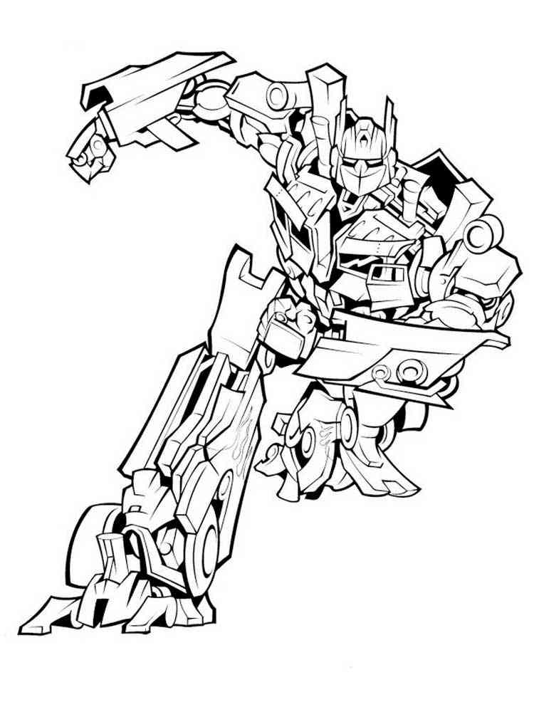 95 Optimus Prime Coloring Pages Printable 70