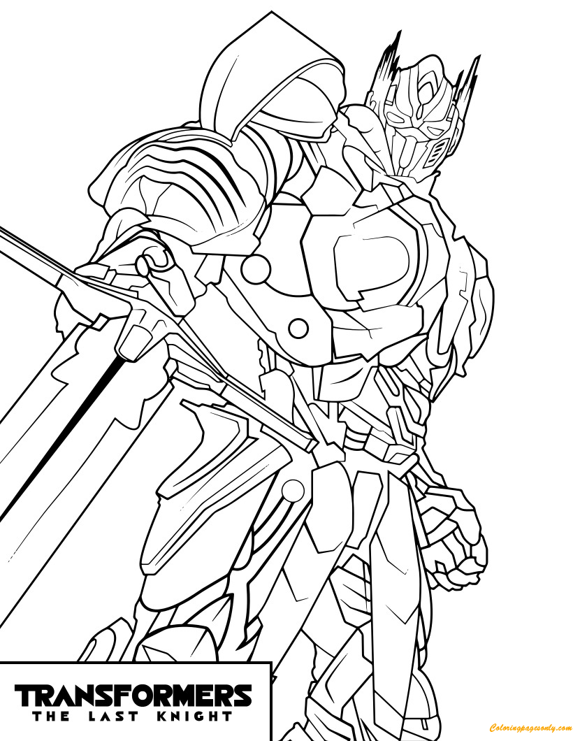 95 Optimus Prime Coloring Pages Printable 73