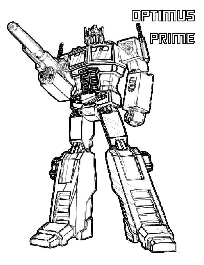 95 Optimus Prime Coloring Pages Printable 75