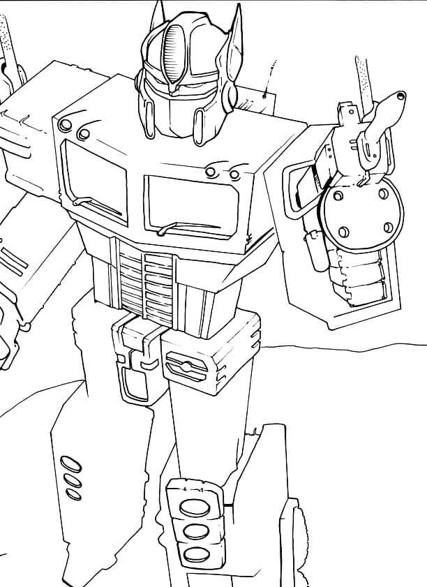 95 Optimus Prime Coloring Pages Printable 83