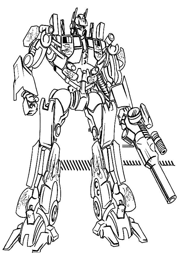 95 Optimus Prime Coloring Pages Printable 86