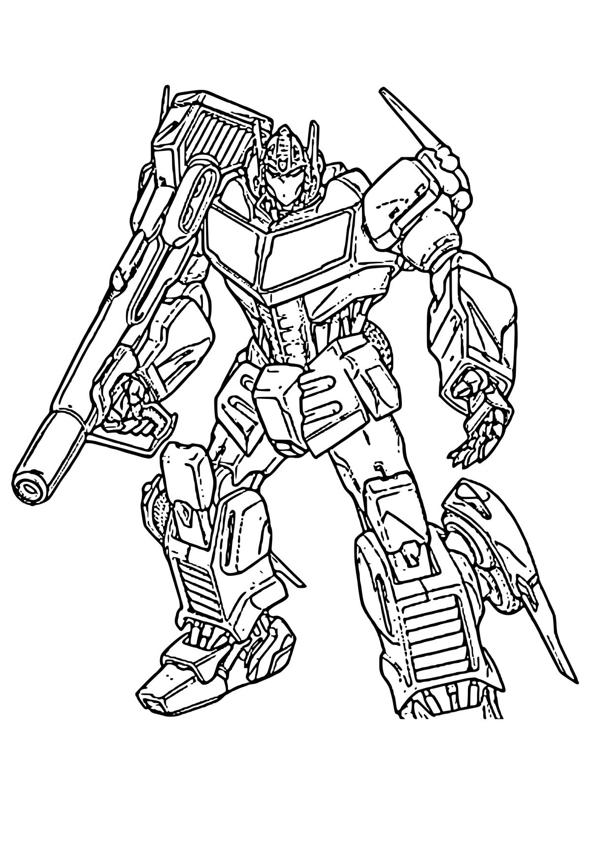 95 Optimus Prime Coloring Pages Printable 88