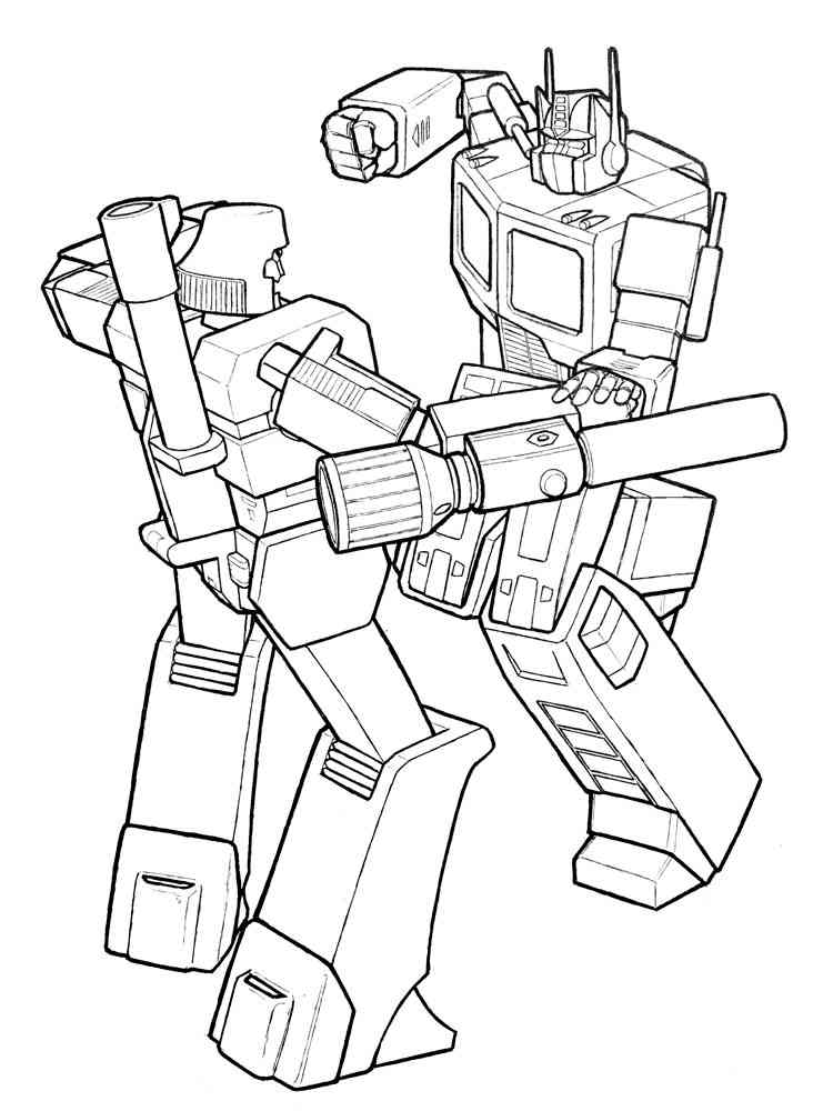 95 Optimus Prime Coloring Pages Printable 89