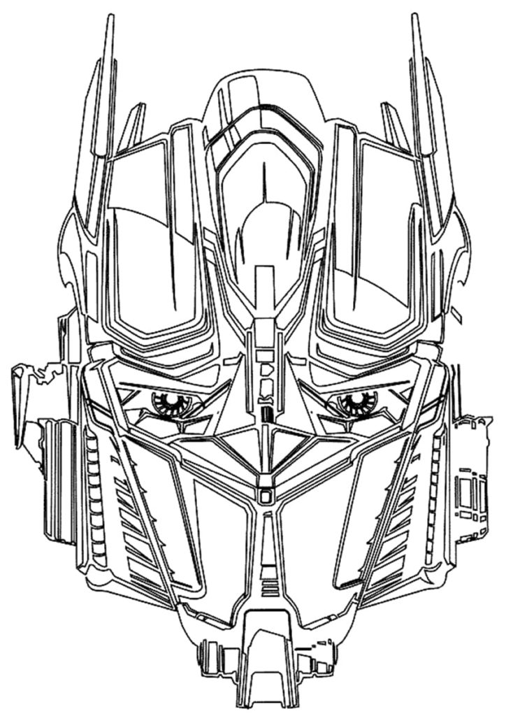 95 Optimus Prime Coloring Pages Printable 90