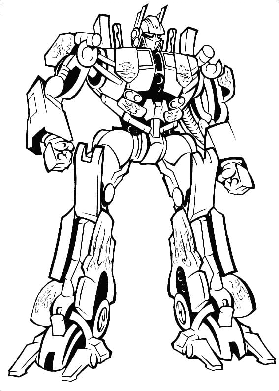 95 Optimus Prime Coloring Pages Printable 92