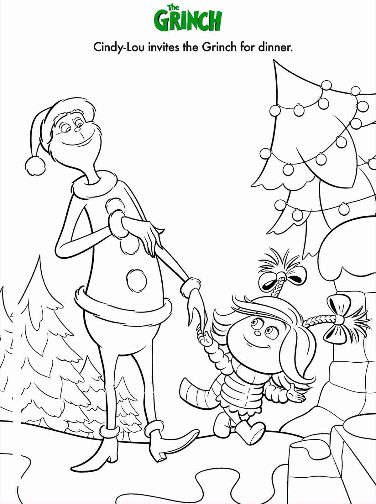 98 Grinch Coloring Pages Free Printable 13