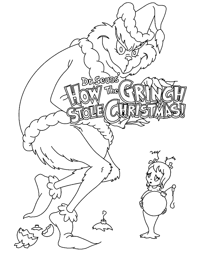 98 Grinch Coloring Pages Free Printable 14