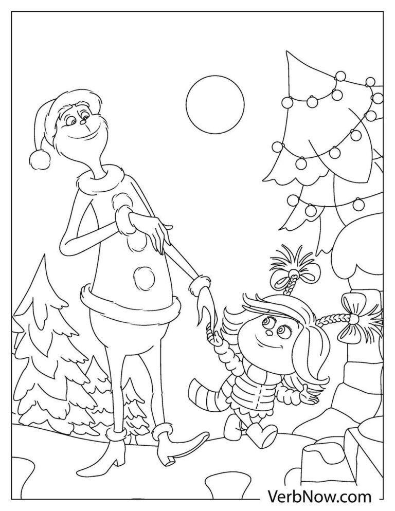 98 Grinch Coloring Pages Free Printable 16