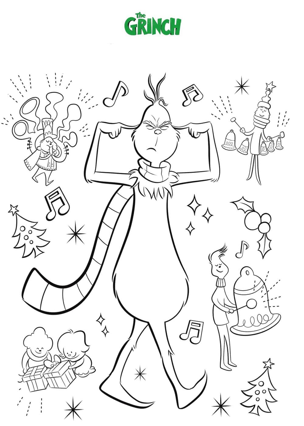 98 Grinch Coloring Pages Free Printable 17