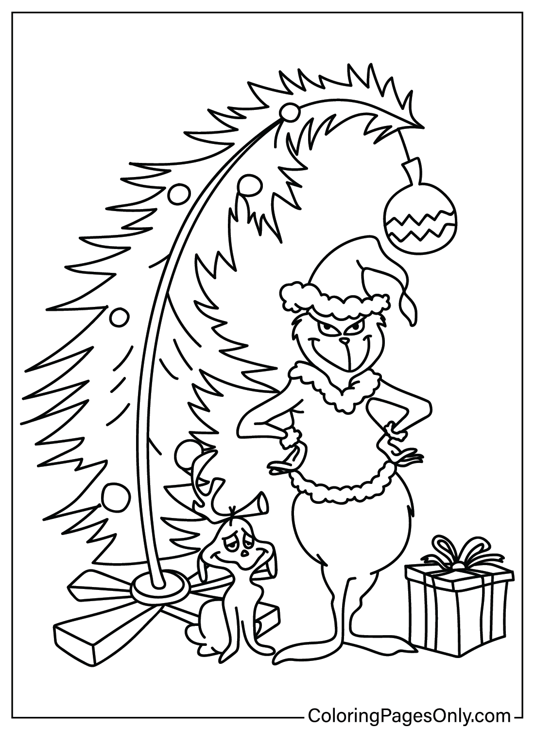 98 Grinch Coloring Pages Free Printable 21