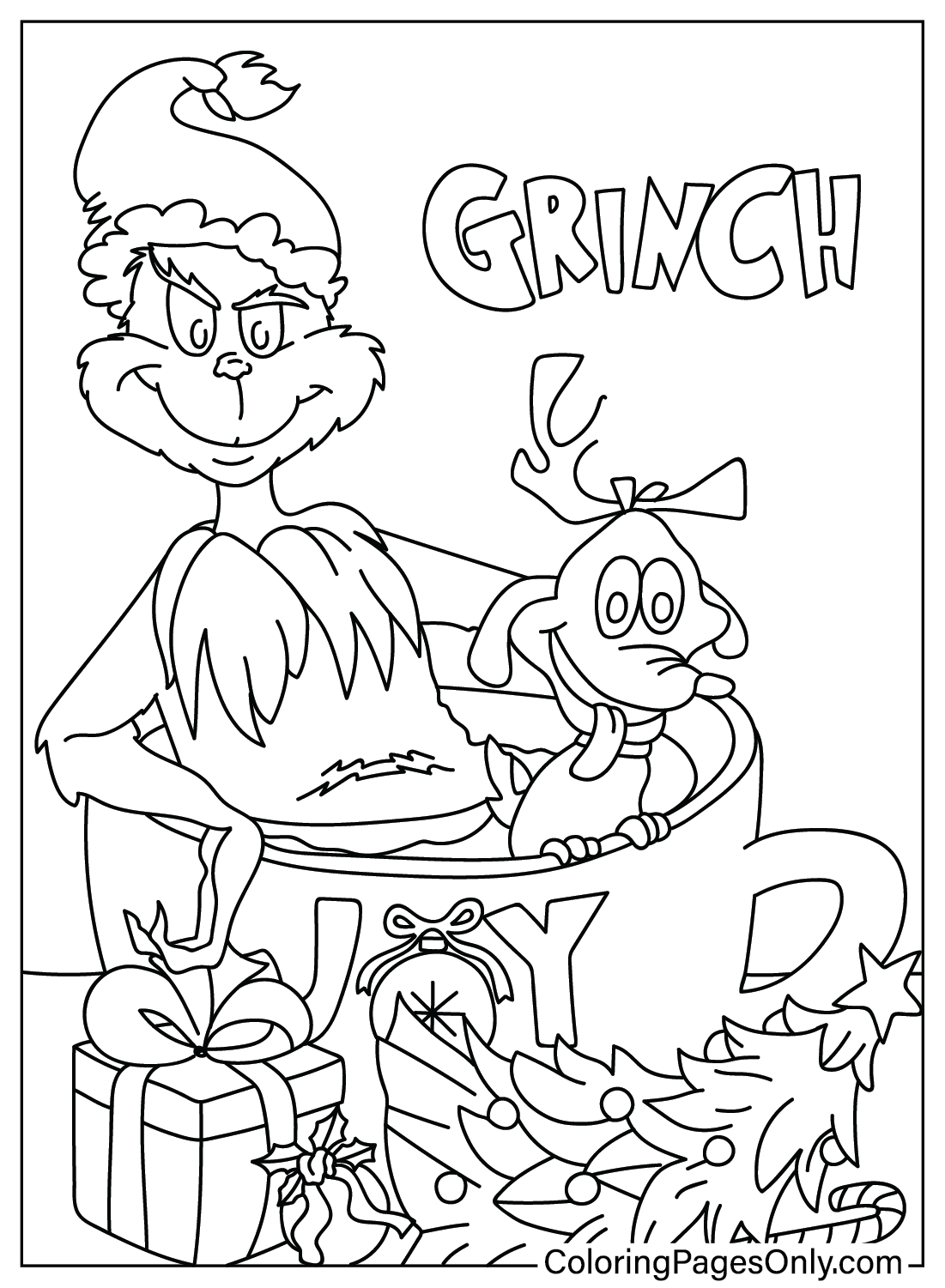 98 Grinch Coloring Pages Free Printable 27