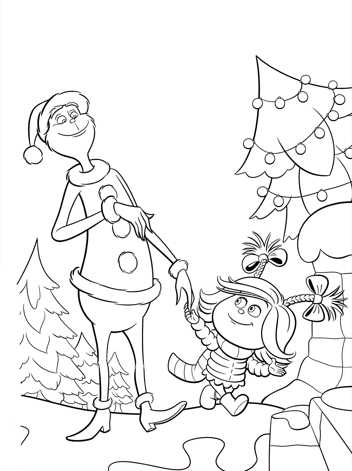 98 Grinch Coloring Pages Free Printable 34