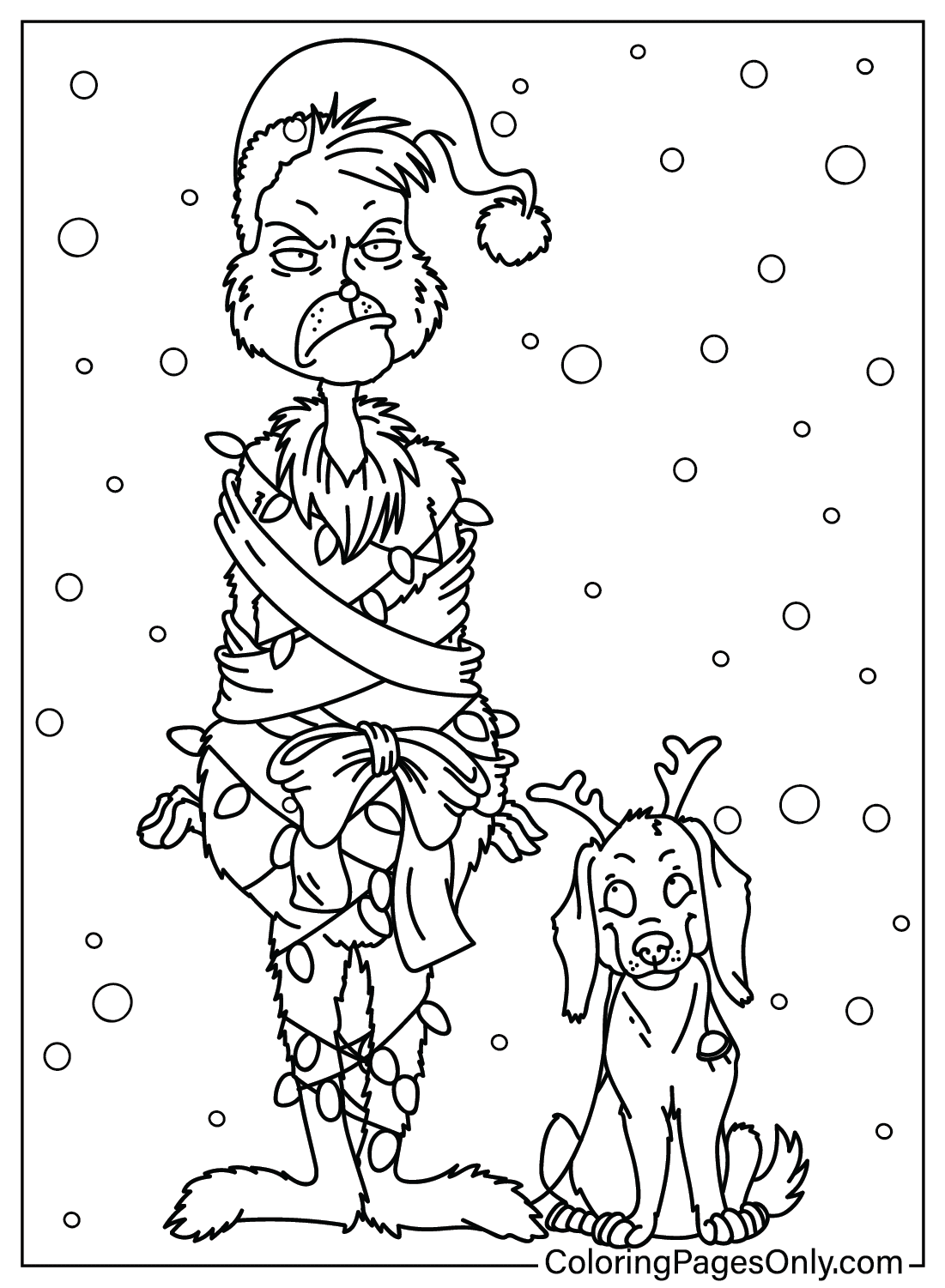 98 Grinch Coloring Pages Free Printable 54