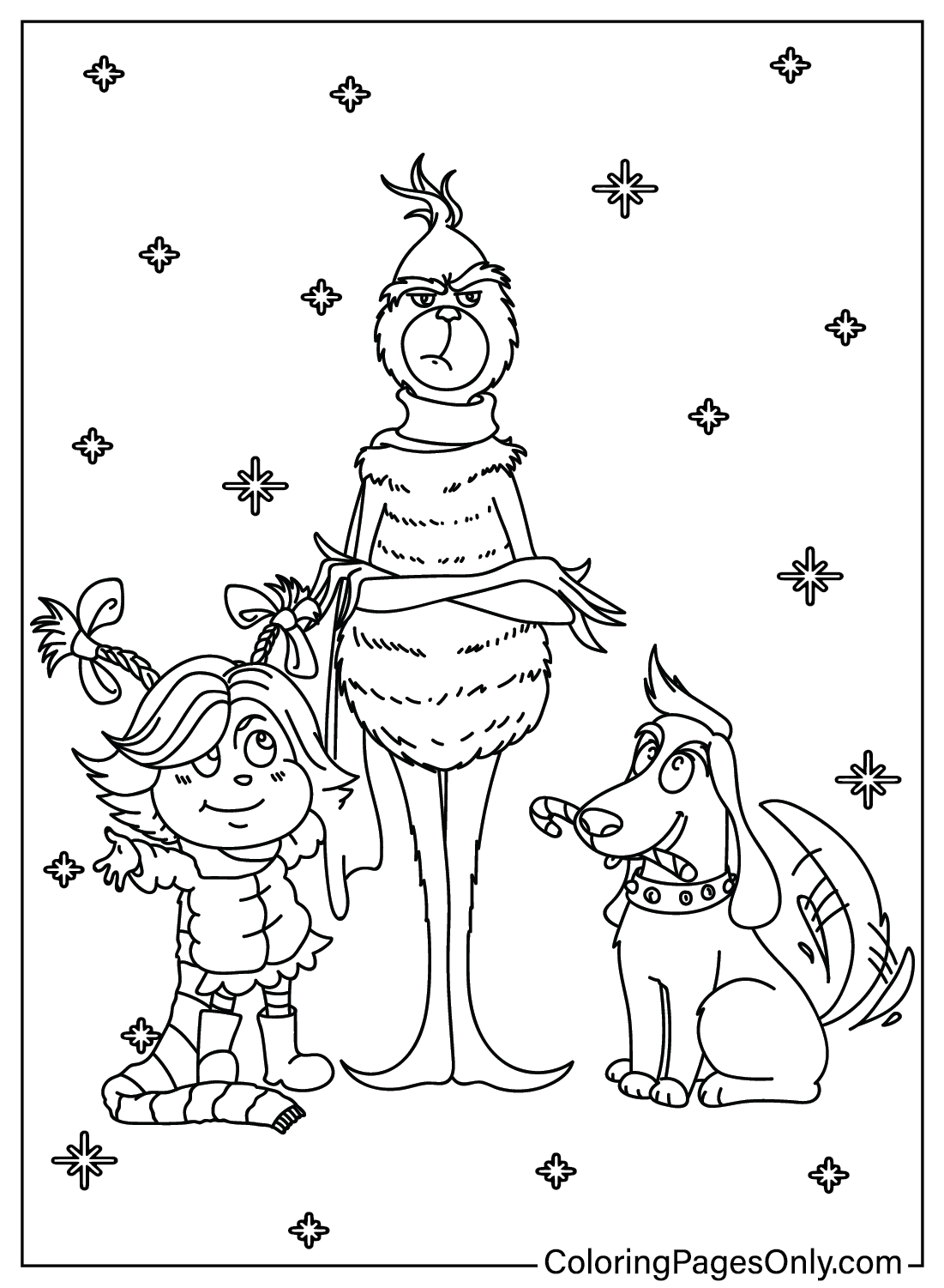 98 Grinch Coloring Pages Free Printable 64