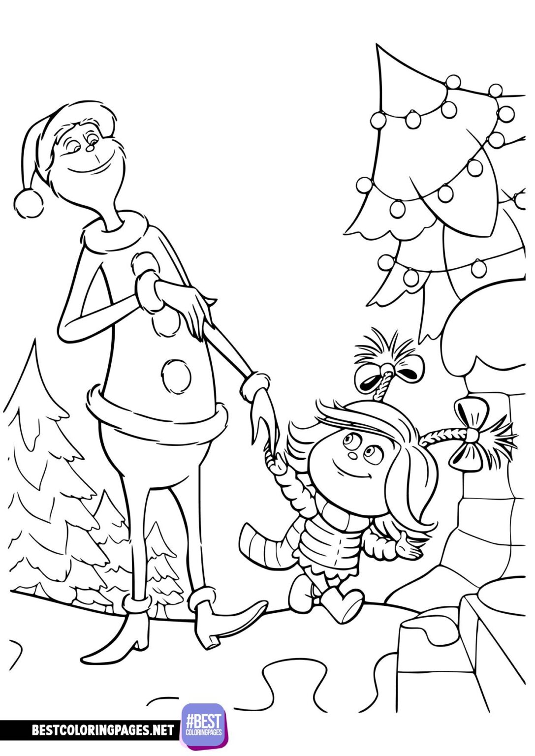 98 Grinch Coloring Pages Free Printable 65