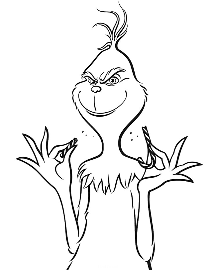 98 Grinch Coloring Pages Free Printable 67