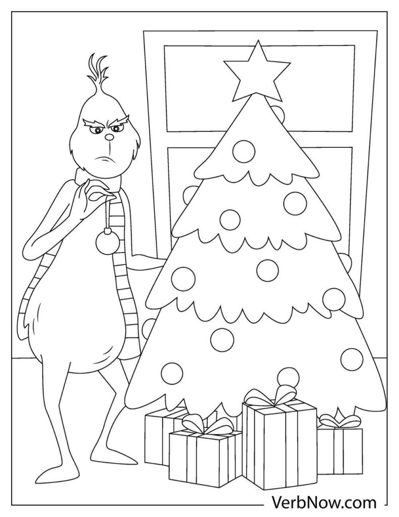 98 Grinch Coloring Pages Free Printable 72