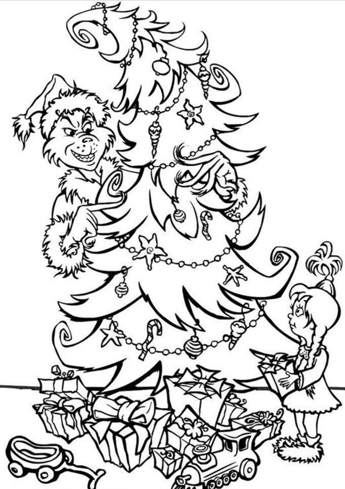 98 Grinch Coloring Pages Free Printable 74