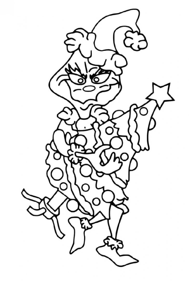 98 Grinch Coloring Pages Free Printable 82