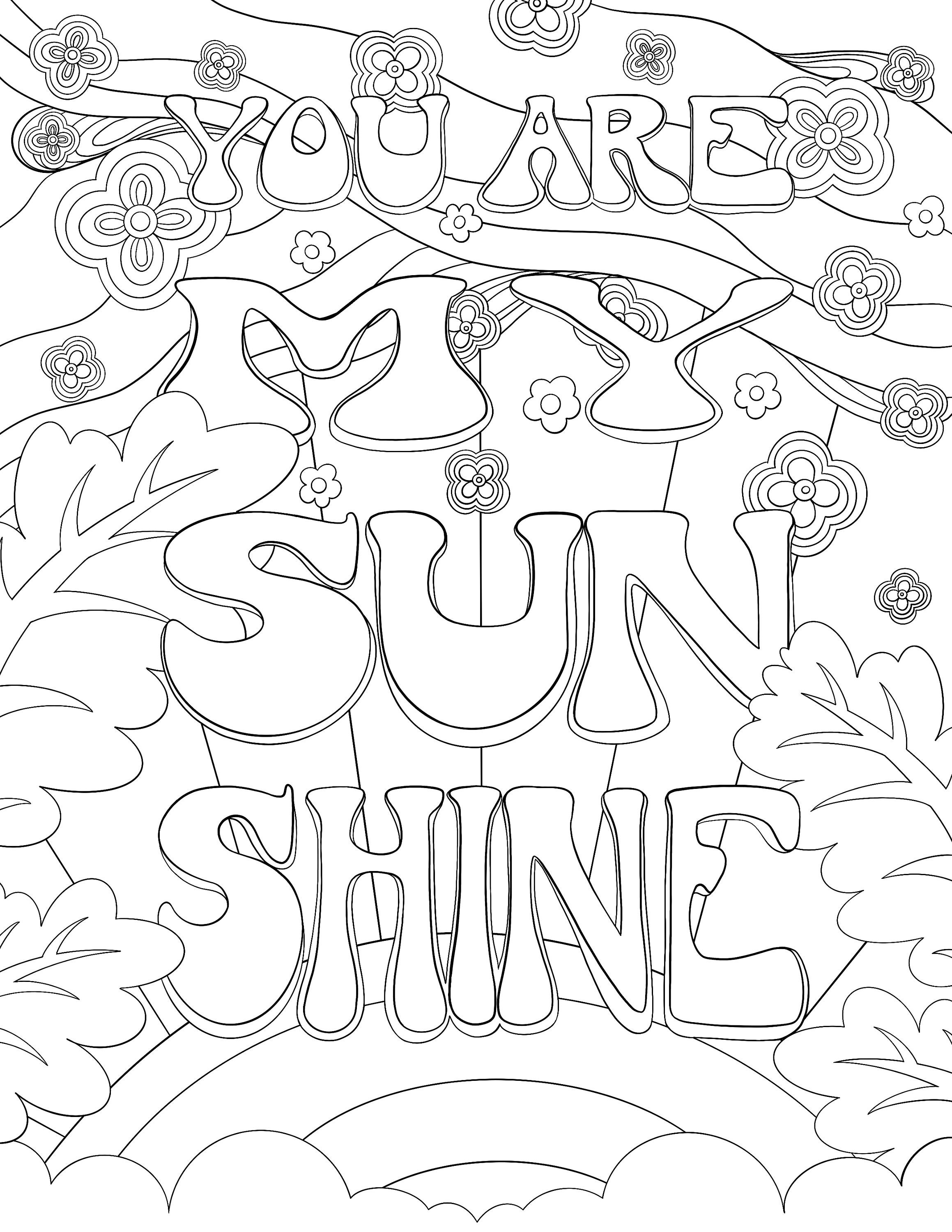 Beach Coloring Pages Printable Sunshine 14