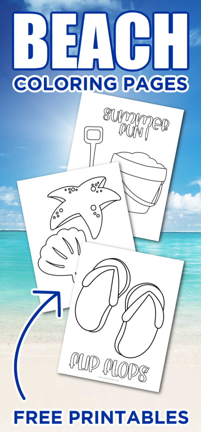 Beach Coloring Pages Printable Sunshine 18