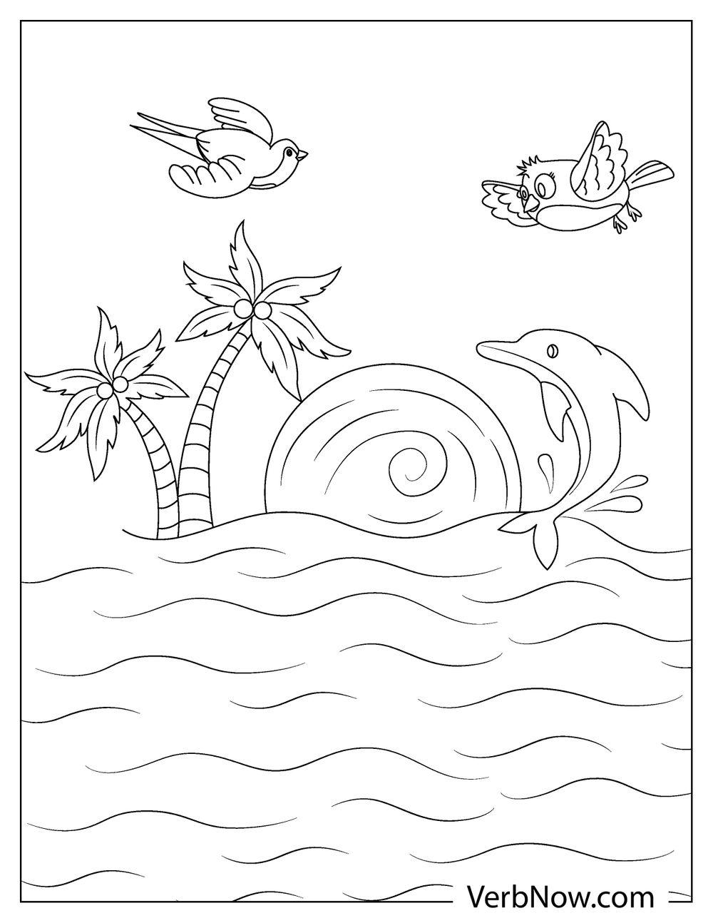 Breathtaking Sunset Coloring Pages Printable 18