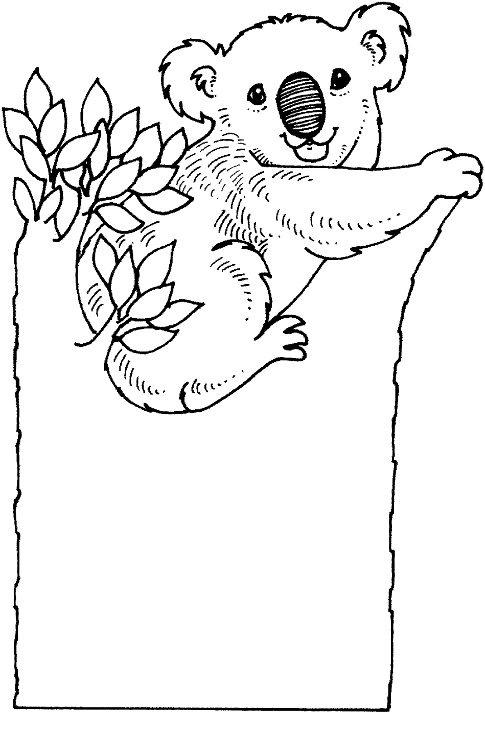 Cuddly Koalas Coloring Pages Printable 15