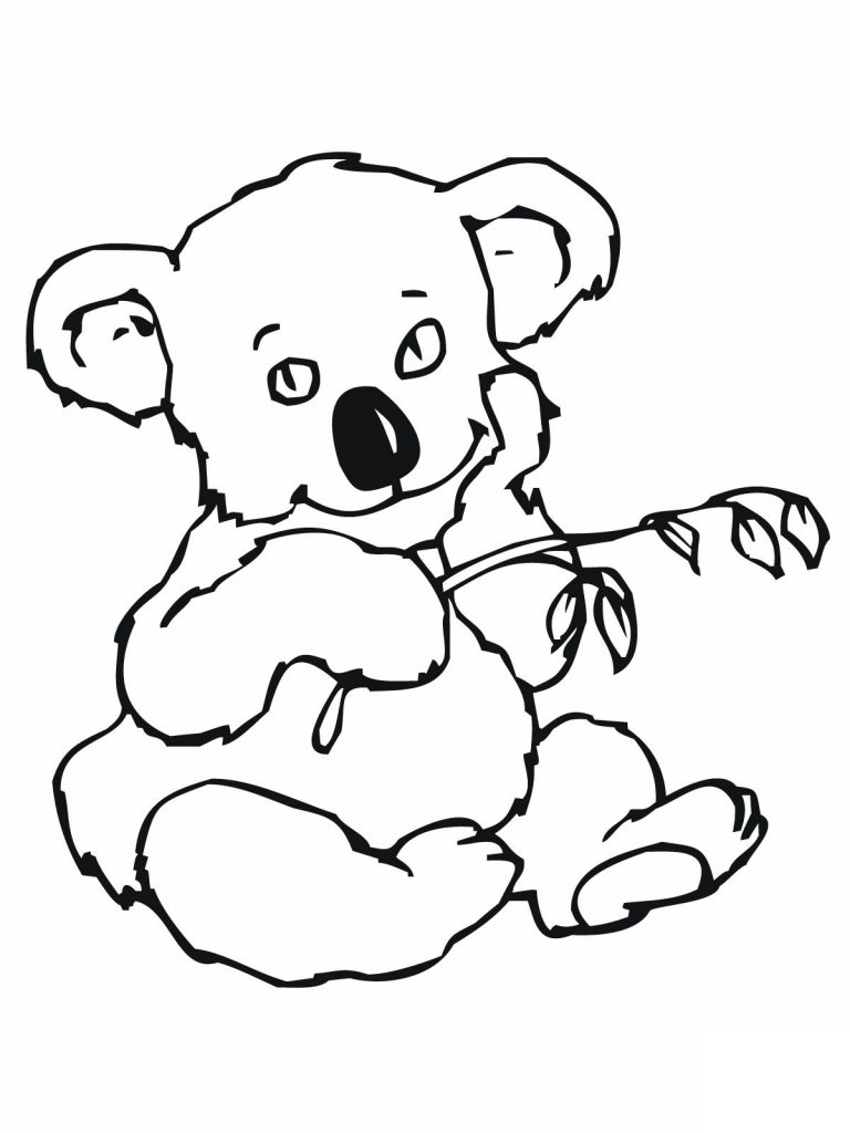 Cuddly Koalas Coloring Pages Printable 18