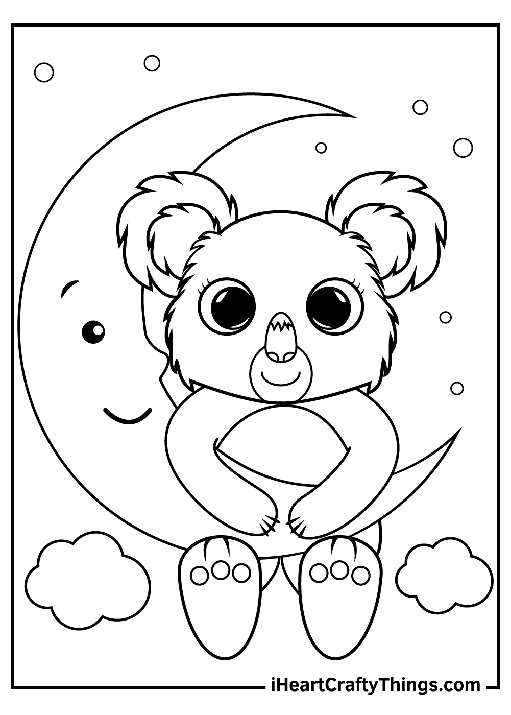 Cuddly Koalas Coloring Pages Printable 27