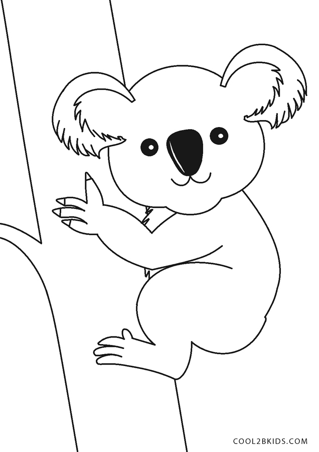 Cuddly Koalas Coloring Pages Printable 29