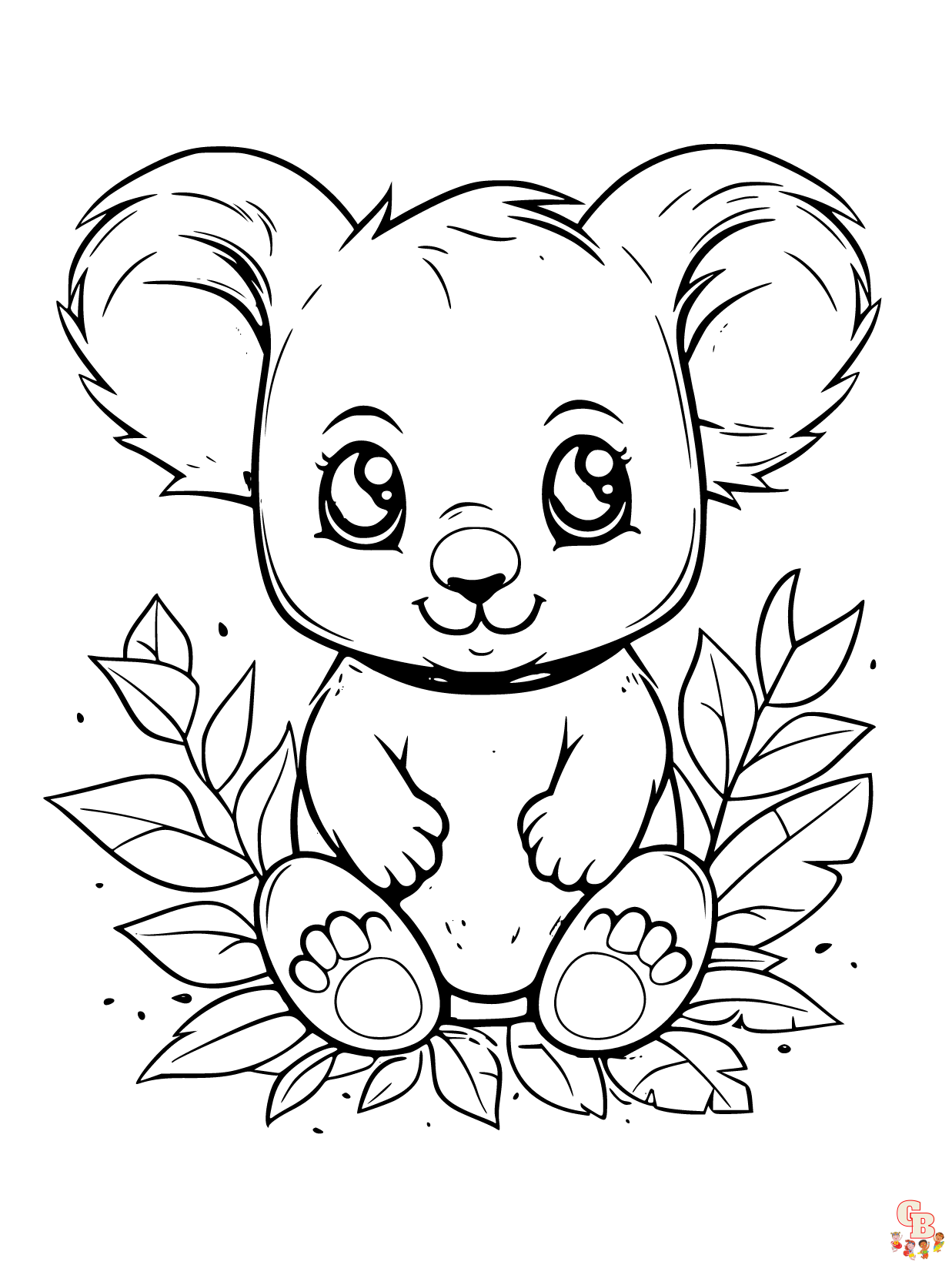 Cuddly Koalas Coloring Pages Printable 31