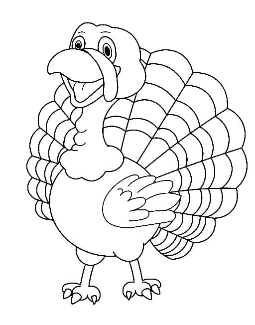 Gobble Gobble Turkey Coloring Pages Printable 22