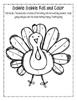 Gobble Gobble Turkey Coloring Pages Printable 29