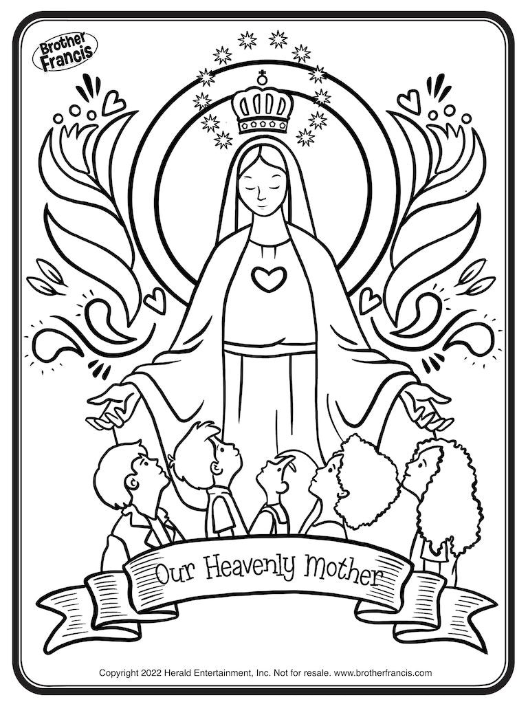 Heavenly Halo Coloring Pages Printable 17