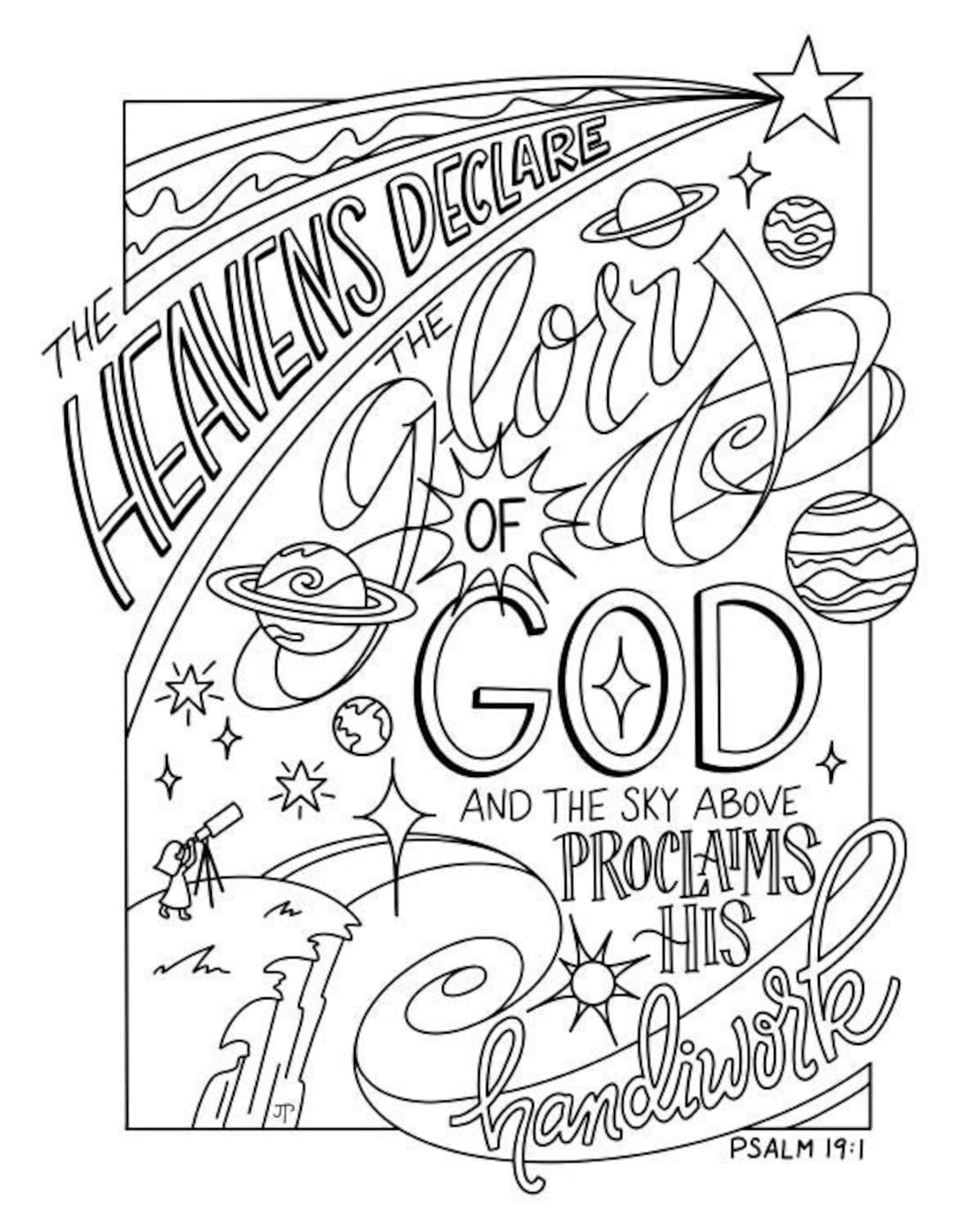 Heavenly Halo Coloring Pages Printable 24