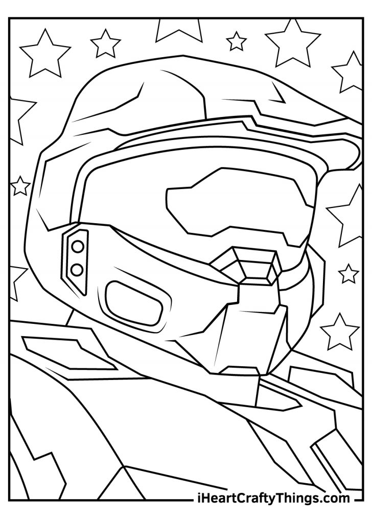 Heavenly Halo Coloring Pages Printable 26