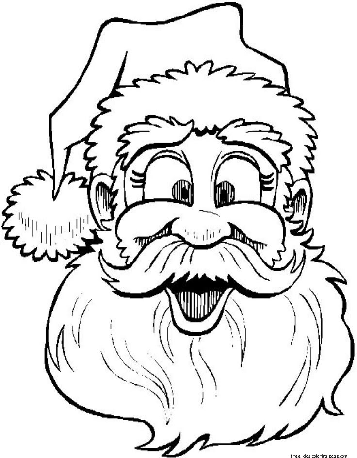 Jolly Santa Claus Coloring Pages Printable 31