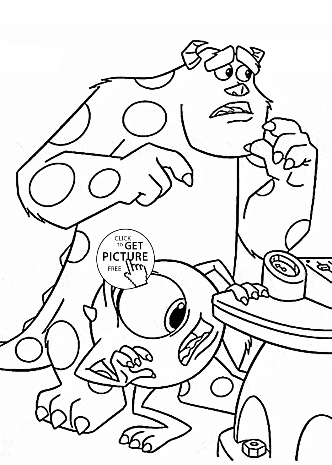 Monster Coloring Pages Printable Fun 12