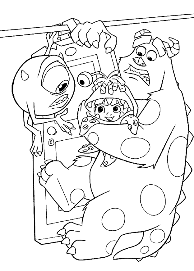 Monster Coloring Pages Printable Fun 18