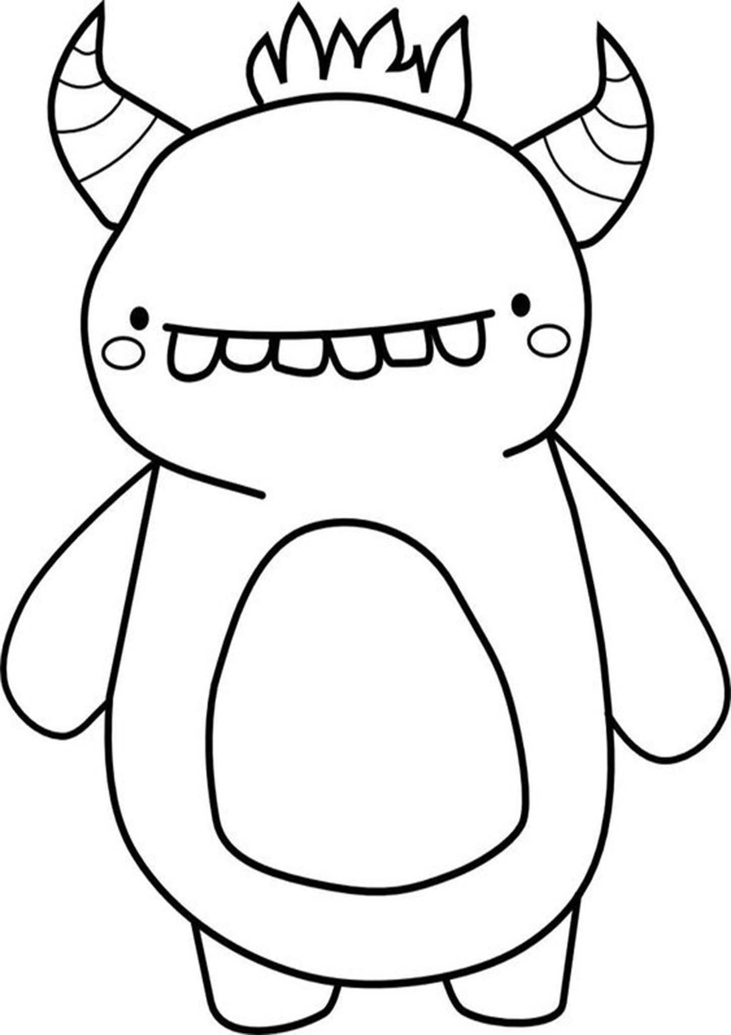 Monster Coloring Pages Printable Fun 2