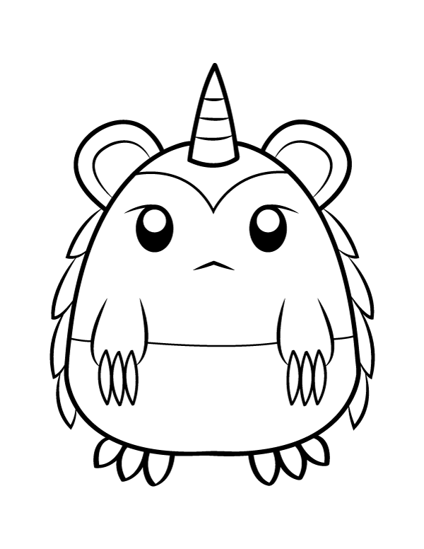 Monster Coloring Pages Printable Fun 20