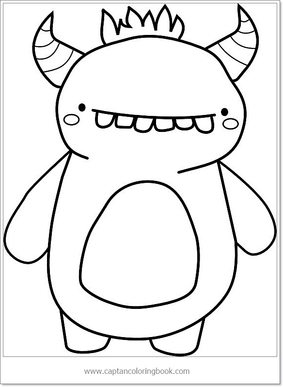 Monster Coloring Pages Printable Fun 21