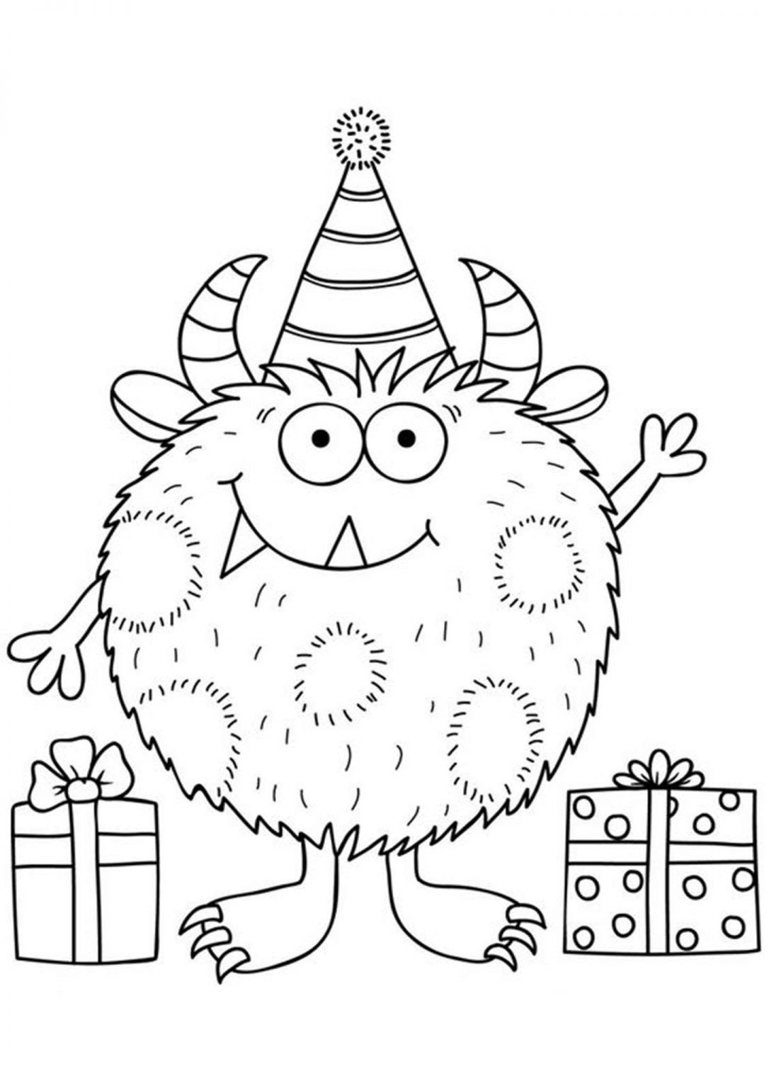 Monster Coloring Pages Printable Fun 27