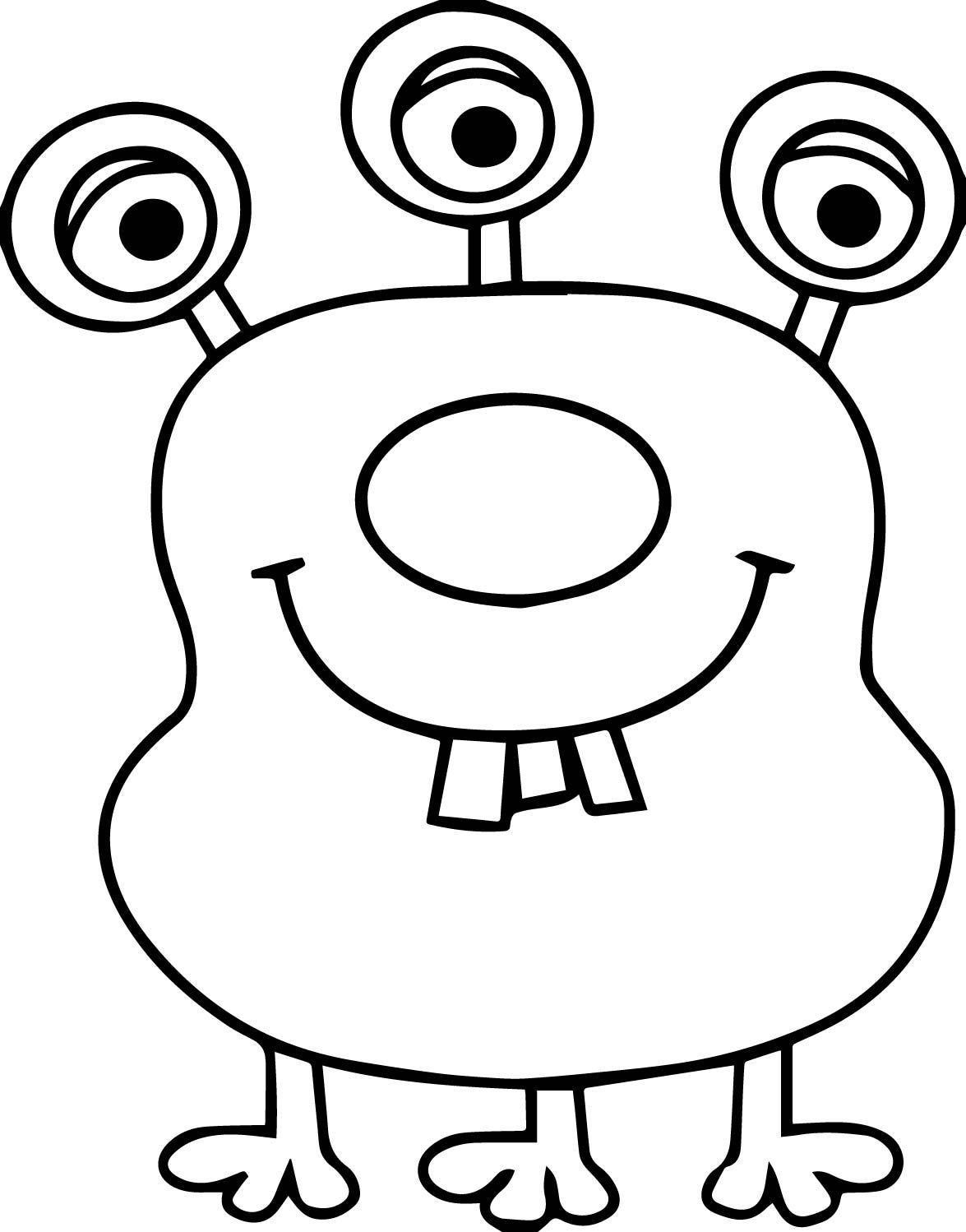 Monster Coloring Pages Printable Fun 31