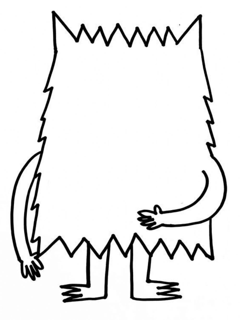 Monster Coloring Pages Printable Fun 32